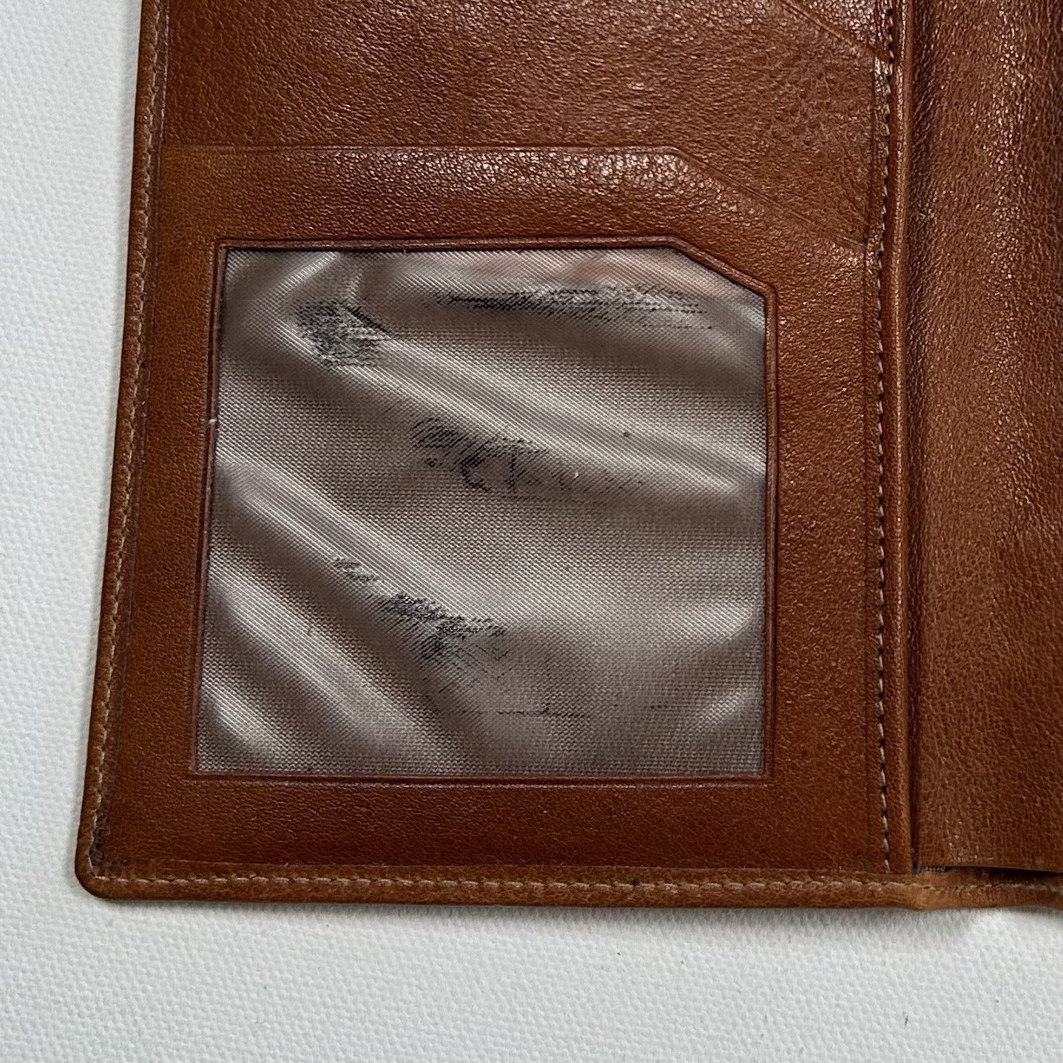 Vintage Oroton Nos Cafe Passport Leather Travel Wallet Aniline Cowhide Australia — image 5 of 8